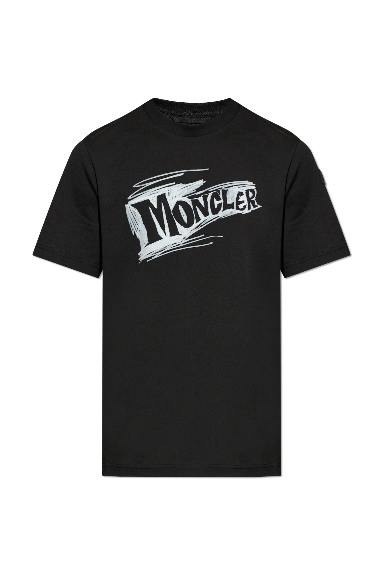 Moncler T-shirt with printed logo | Men's | Vitkac